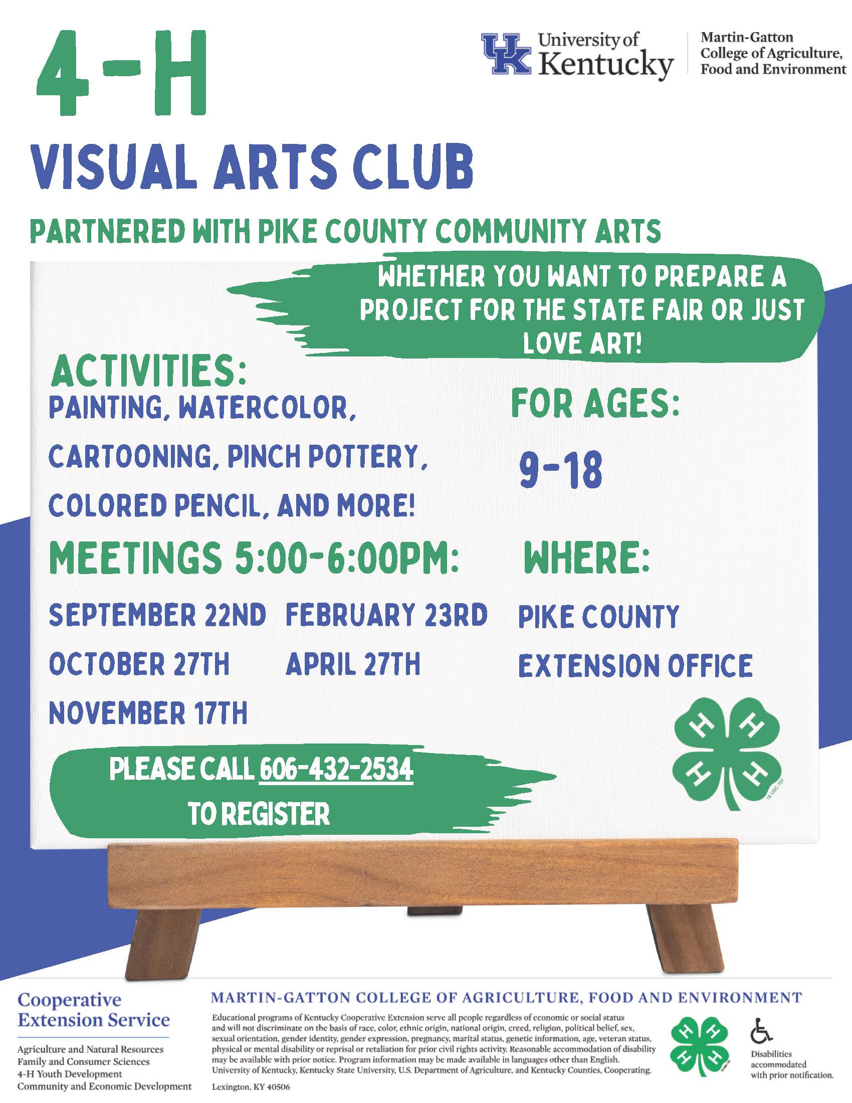 Visual Arts Flyer